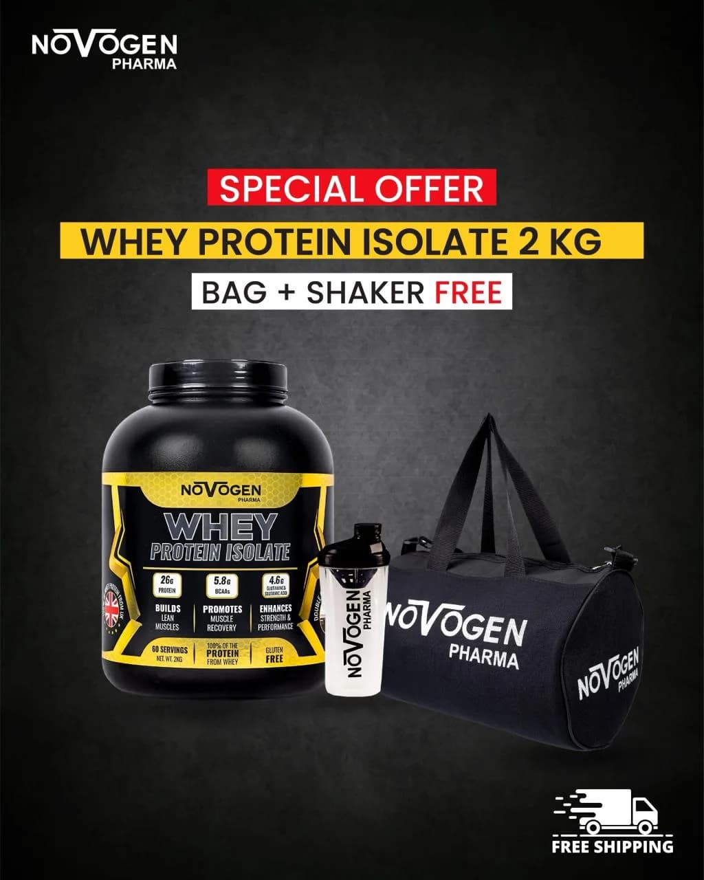 Whey Protein Isolate Offer-60 Servings