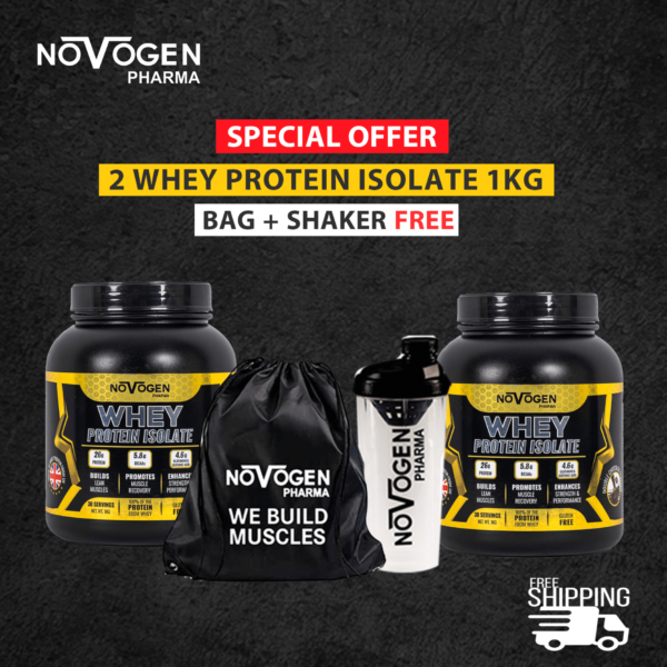 Novogenpharma whey protein isolate 2 KG